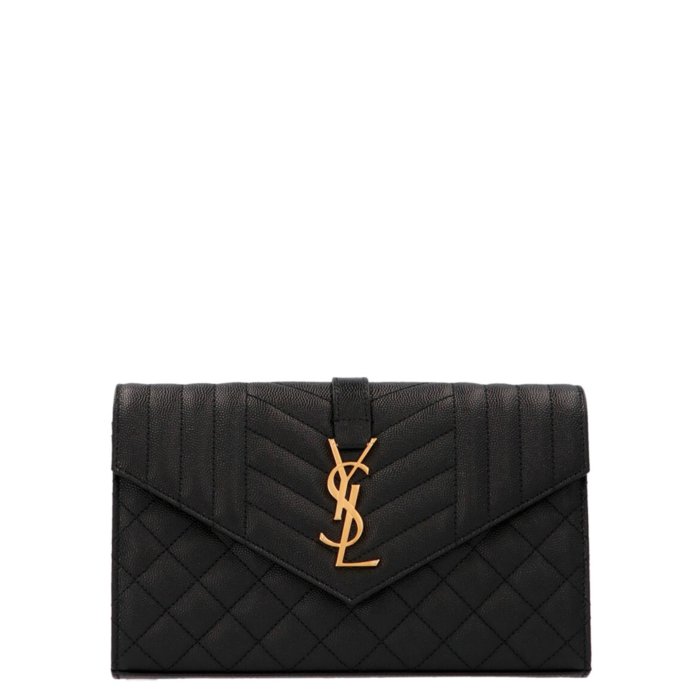 【楽天お買い物マラソン 最大75%OFF+最大P4倍】Saint Laurent サンローラン レディース クラッチバッグ・ポーチ 620280BOW911000 'Monogram' clutch Black onesize 【送料無料・関税込】