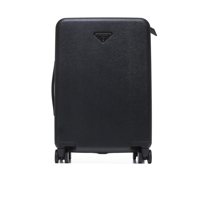 Prada プラダ メンズ ビジネス・トラベルバッグ 2VQ006OOO2C0NF0002 PRADA VIAGGIO Suitcases Black Blacks and greys onesize 【送料無料・関税込】