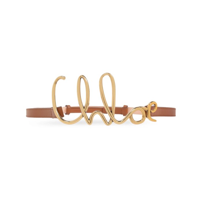 【楽天お買い物マラソン 最大75%OFF+最大P4倍】Chloe クロエ レディース ベルト・サスペンダー C24AC066SFB26M Belt Chloe BROWN M S 【送料無料・関税込】