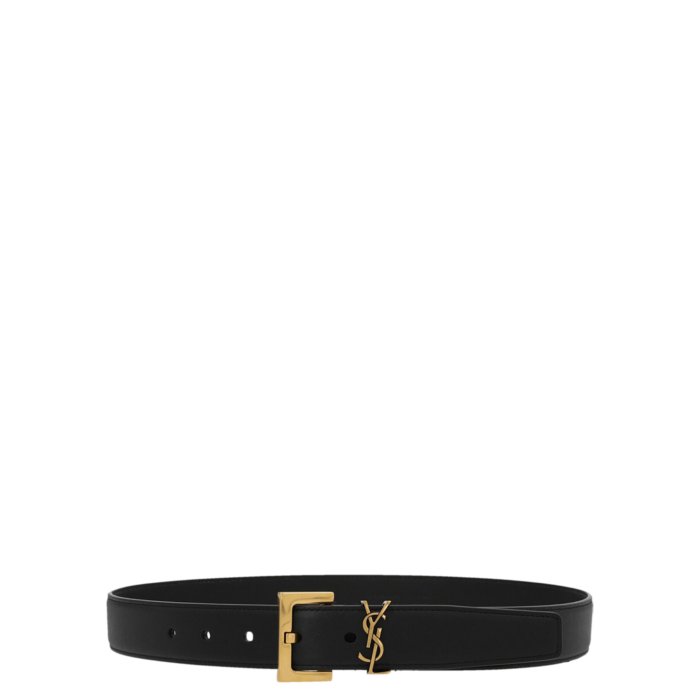 【楽天スーパーセール 最大80%OFF+P2倍~】Saint Laurent サンローラン レディース ベルト・サスペンダー 634437BOO0W1000 'Cassandre' belt Black 95 85 90 70 75 80 100 105 60 65 100cm 70cm 75cm 80cm 85cm 90cm 95cm 【送料無料・関税込】