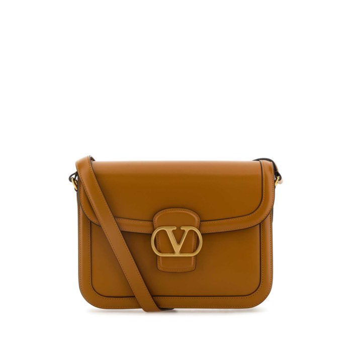 Valentino Garavani ヴァレンティノ メンズ ハンドバッグ・ショルダーバッグ 6Y2B0D05ECHWU4 Camel leather 9TO5 shoulder bag Camel onesize 【送料無料・関税込】