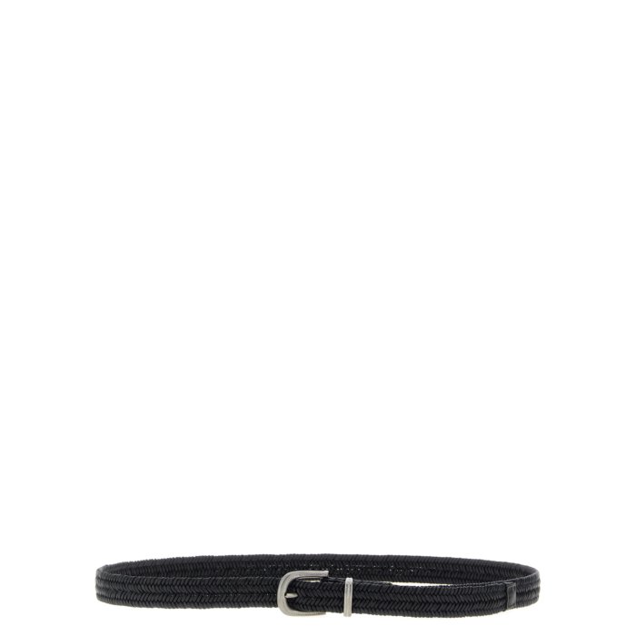 Brunello Cucinelli ブルネロ・クチネリ レディース ベルト・サスペンダー M0NAPC228CNERO Jewel buckle belt Black L M S 【送料無料・関税込】