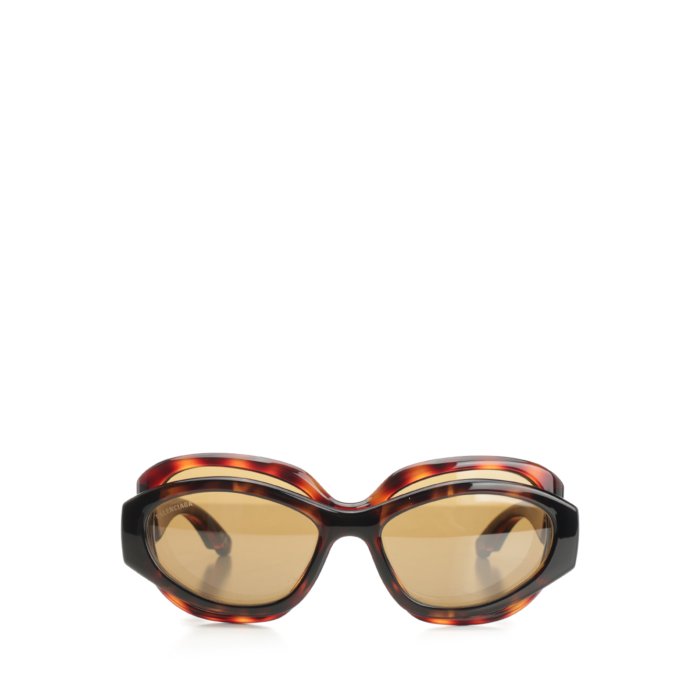 Balenciaga バレンシアガ レディース サングラス・アイウェア 837798T00072385 Superbusy Round Sunglasses Brown IT0 【送料無料・関税込】