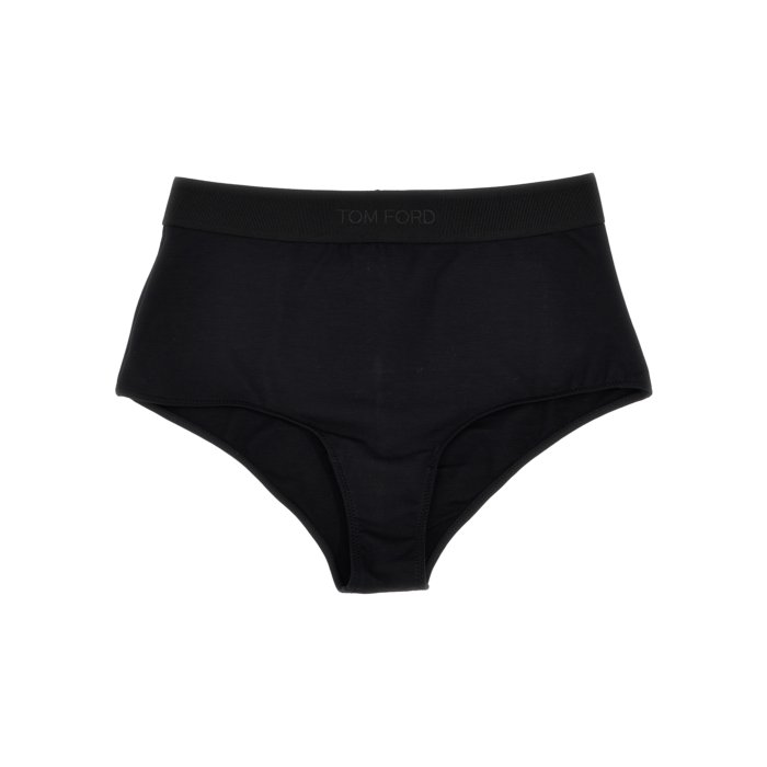 【楽天お買い物マラソン 最大75%OFF+最大P4倍】TOM FORD トムフォード レディース アンダーウェア KNJ008JEX166LB999 High waist briefs Black L M S 【送料無料・関税込】
