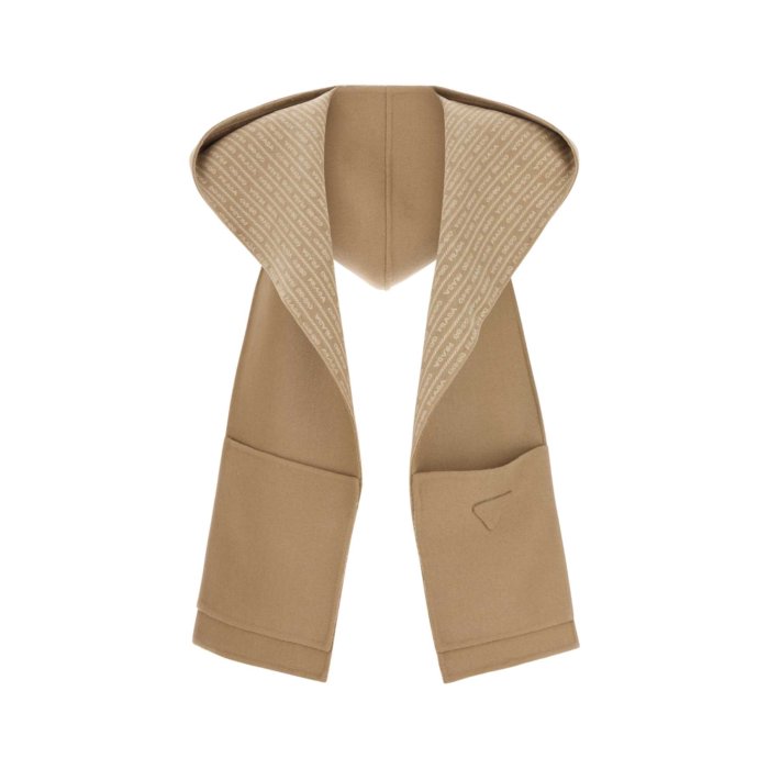 Prada プラダ レディース スカーフ・マフラー 1FS0582FK6F0824 Camel wool scarf Camel onesize 【送料無料・関税込】