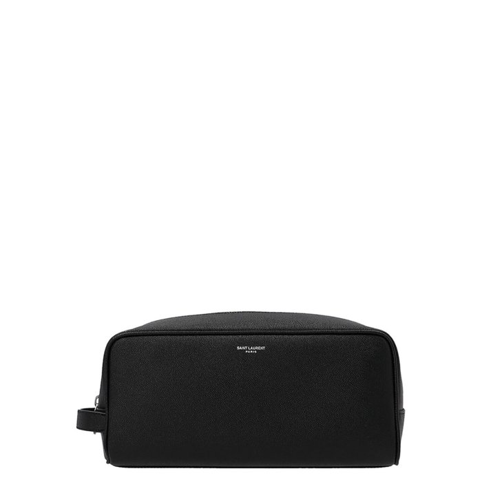 【楽天スーパーセール 最大80%OFF+P2倍~】Saint Laurent サンローラン メンズ クラッチバッグ・ポーチ 6093471GF0N1000 Logo beauty case Black onesize 【送料無料・関税込】