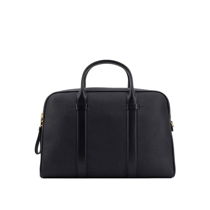 TOM FORD トムフォード メンズ ビジネス・トラベルバッグ H0364LCL213G1N001 Leather work bag Black onesize 【送料無料・関税込】