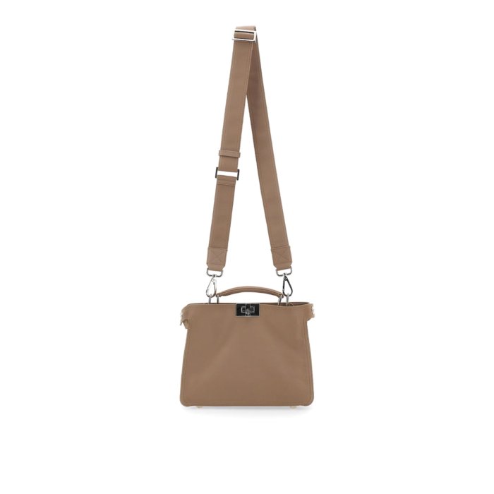 FENDI フェンディ メンズ ハンドバッグ・ショルダーバッグ 7VA530AGQIF1GLE Nvo - Peekaboo Bag Iseeu Mini Nude & Neutrals onesize 【送料無料・関税込】