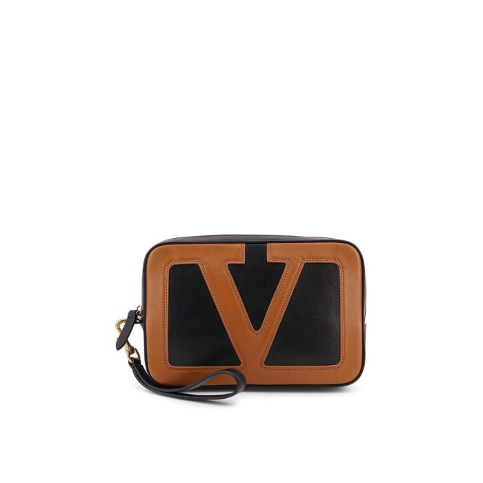 ヴァレンティノ Valentino Garavani Viva superstar in Nappa clutch bags 7Y2P0AN5PTJRFA Men クラッチバッグ・ポーチ Black onesize 【送料無料・関税込】