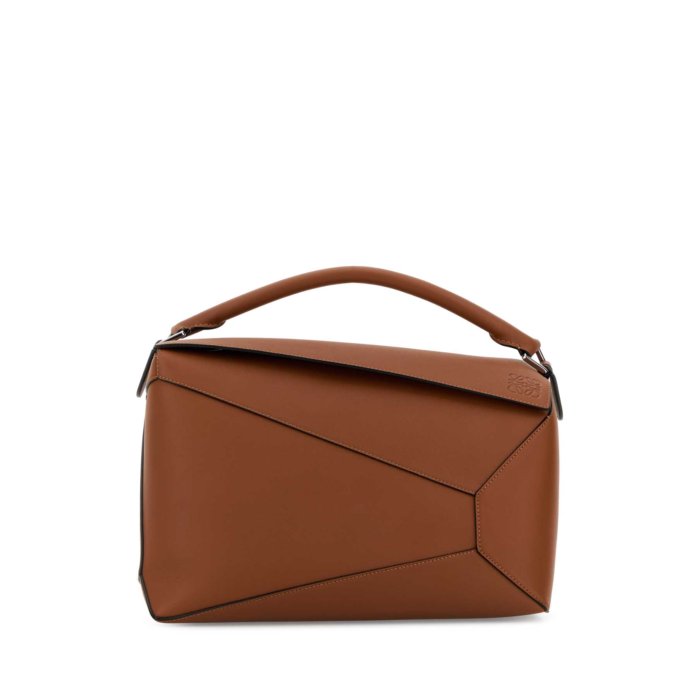 【楽天ブラックフライデー最大80%OFF+P2倍~】LOEWE ロエベ メンズ ハンドバッグ・ショルダーバッグ B510P00X04TAN Brown leather large Puzzle Edge handbag Brown onesize 【送料無料・関税込】