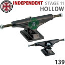 スケボー トラック インディペンデント Stage11/139 FIGGY MEDUSA HOLLOW ブラック STANDARD(HIGHハイト)Independent TRUCK スケボー【s4】
