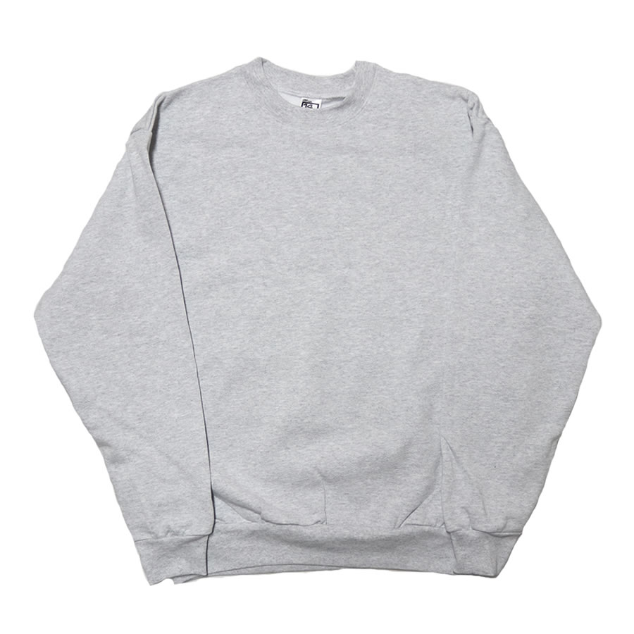 LOS ANGELES APPAREL ロサンゼルスアパレル /裏起毛 肉厚スウェット トレーナー /14oz HEAVY FLEECE PULLOVER CREWNECK SWEATSHIRT - ASH /HF07 アメアパ ロスアパ LAアパレル グレー ビッグパーカー ビッグシルエット ビッグ トレーナー メンズ レディース 無地【s2】