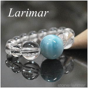 ラリマー 水晶 リング 指輪 天然石 パワーストーン...:stone-larimar:10003694