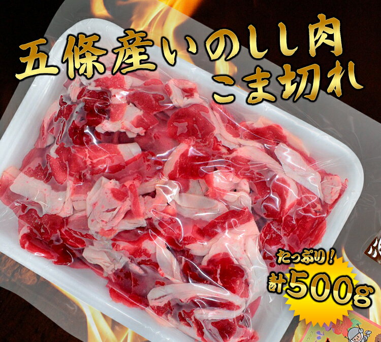 五條産ジビエ いのしし肉 お徳用切り落とし(コマ切れ）500g【お取り寄せ】【お土産】【五…...:store-naratv:10000592