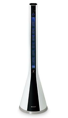 【送料無料】【カードOK】シャープ　プラズマクラスター搭載扇風機 スリムイオンファンPF-ETC1-W（ホワイト系）