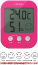 【2000円以上送料無料】 ドリテック デジタル温湿度計「オプシス」 ピンク O-230PK