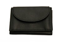 ドイツ製【ゲッペル】三つ折り財布(ミニ)小型財布免許証ケース本革(ドイツ産雄牛)使用【送料無料】ブラック/バーガンディ翌日配達・あす楽対応●プレゼントにお勧め兼用デザイン10倍