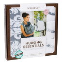ベベオレ 授乳 ケープ &バープクロスセット Bebe Au Lait 【 シャトーシルバー 】 ギフトセット ナーシングカバー Nursing Essentials