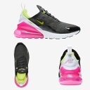 NIKE ナイキ レディース スニーカー AIR MAX 270 エアマックス I5770001 ブラック ピンク BLACK PINK
