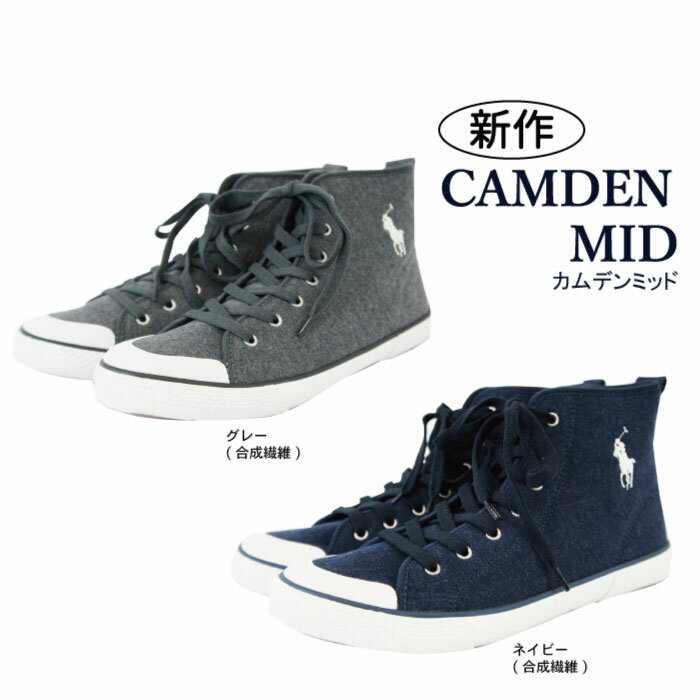 | t[ POLO Ralph Lauren Xj[J[ fB[X nCJbg ~bhJbg rbO|j[  O[ Ki CAMDEN MID / RF100206 RF100207