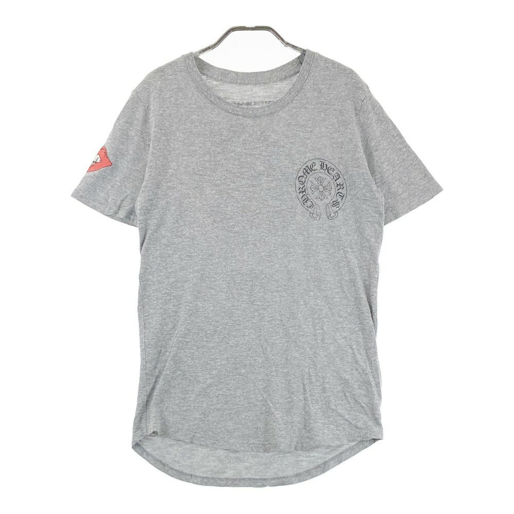 CHROME HEARTS <strong>クロムハーツ</strong> ×Matty boy TEEN IDLES 半袖Tシャツ グレー系 SMALL 170/92B 【中古】レディース