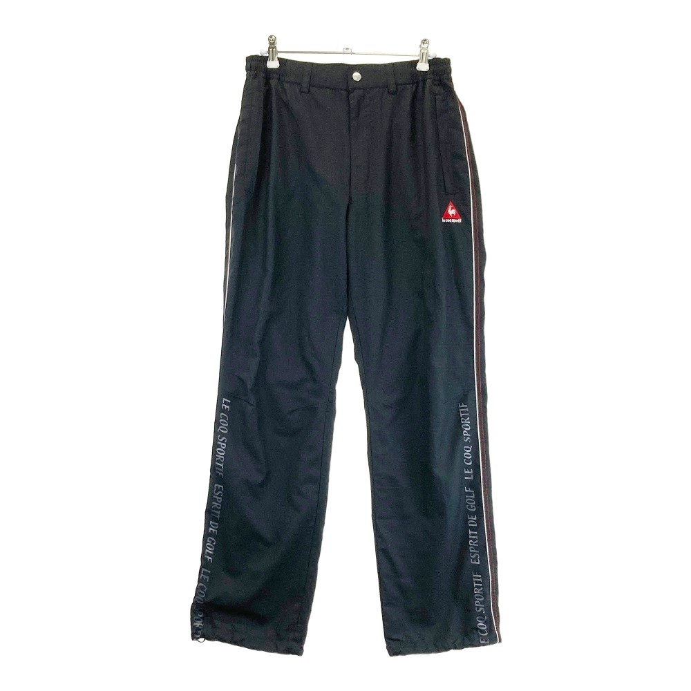 LE COQ GOLF ルコックゴルフ パンツ ブラック系 M 【中古】ゴルフウェア メンズ
