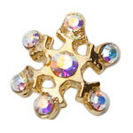 Jewelry Nail　プリティネイル　スノークリスタル（S） オーロラゴールド