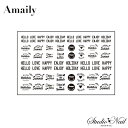 【数量限定価格・即納】Amaily アメイリー ネイルシール...