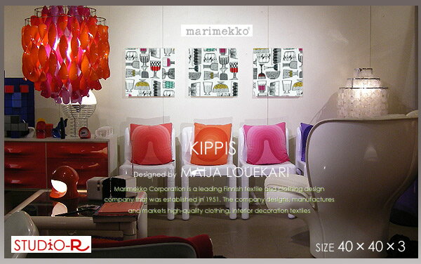 marimekko(マリメッコ)　ファブリックパネル ファブリックボード KIPPIS・キ…...:studio-racora:10000411