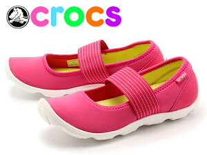 クロックス(CROCS)デュエットビジーデイメリージェーンキャンディーピンク×ホワイトDUETBUSYDAYMARYJANE海外正規品メンズ(男性用)兼レディース(女性用)フラットシューズスリッポンスリップオンくろっくすサンダル(12396390)