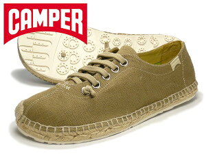 訳あり品【カンペール】スニーカーペウテッラ男性用薄茶カーキ41(26.0cm)CAMPERPEUTERRAKHAKI(ca001)