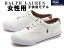 訳あり品 ポロ ラルフローレン ヴォーン 24.7cm US5.5 ホワイト 992679 女性用兼子供用 POLO RALPH LAUREN VAUGHN II (rl402)
