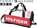 トミーヒルフィガー ギャレット ダッフル 縦45cm 横51cm マチ25.5cm 男性用兼女性用 TOMMY HILFIGER GARRET DUFFULE TC120GR9 メンズ レディース ダッフルバッグ ブラックxホワイトxレッド (01-66090031)