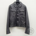 【DIOR HOMMEディオールオム】 クロスポケット レザーブルゾン46 ジャケット メンズ 【中古】