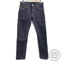 THE FLAT HEAD ザ・フラットヘッド R.J.Bアールジェイビー D006Z ジッパーモデル テーパードストレートデニムパンツ ボトムス W27 インディゴ 【中古】