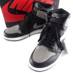 NIKE ナイキ 未使用〇555088-013 Air Jordan 1 Retro High OG Shadowエアジョーダン1レトロハイOGシャドウ ハイカットスニーカー/シューズ26cm Black/Medium Grey-White メンズ