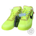 NIKE ナイキ×Off-Whiteオフホワイトコラボ AO4606-700 THE 10:AIR FORCE 1 LOW エアフォース1 ローカットスニーカー 29 VOLT/BLACK-VOLT メンズ