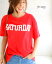 「formom」(レッド)トレンドロゴTシャツの着こなし術赤 saturday 土曜日 刺繍 半袖 トップス ロング アルファベット イングリッシュ【F170618】【S170714】 1,641円