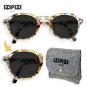 IZIPIZI イジピジ #F BLUETORTOISE 折りたたみ サングラス UV uvカット 紫外線対策 コンパクト ゴルフ ランニング 釣り サイクリング ケース付き