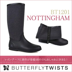 ButterflytwistsNOTTINGHAMバタフライツイスト長靴ブーツ防水ラバー雨通勤おしゃれ長靴【国内正規品】梅雨長靴ロング軽量レインブーツレインシューズフェス露通勤おしゃれ長靴通勤通学長靴【スタイルイズム】