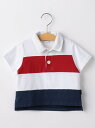 【SALE/45%OFF】SHIPS KIDS SHIPSKIDS:ラガーシャツ2019SS(80~90cm) シップス カットソー Tシャツ ホワイト イエロー【RBA_E】