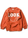 【SALE/50%OFF】devirock プリント裏起毛スウェットトレーナー 男の子 女の子 ベビー トップス 長袖 長そで デビロックストア 子供服 キッズ デビロック カットソー スウェット【RBA_E】