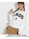 【SALE/17%OFF】PINK-latte 【KANGOL】袖カットトップス ピンク ラテ カットソー スウェット ホワイト ベージュ パープル【RBA_E】