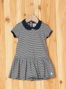 【SALE/50%OFF】PETIT BATEAU (K)ミラレ衿つき半袖ワンピース プチバトー ワンピース【RBA_S】【RBA_E】