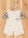 【SALE/70%OFF】Gemeaux Gemeaux/(K)モチーフ付Tシャツ フォーティワン カットソー キッズカットソー ホワイト ネイビー ブラウン【RBA_E】