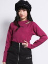 【SALE/58%OFF】ZIDDY 【ニコプチ掲載】肩 チュール 切り替え Tシャツ(130cm~160cm) ベベ オンライン ストア カットソー Tシャツ レッド ベージュ【RBA_E】