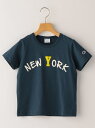 【SALE/35%OFF】SHIPS KIDS Champion:【SHIPSKIDS別注】U.S.A.プリントTEE(100~130cm) シップス カットソー キッズカットソー ネイビー ホワイト グレー イエロー【RBA_E】