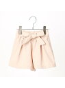 【SALE/34%OFF】COMME CA ISM リボンベルト付きキュロットスカート コムサイズム パンツ/ジーンズ【RBA_S】【RBA_E】