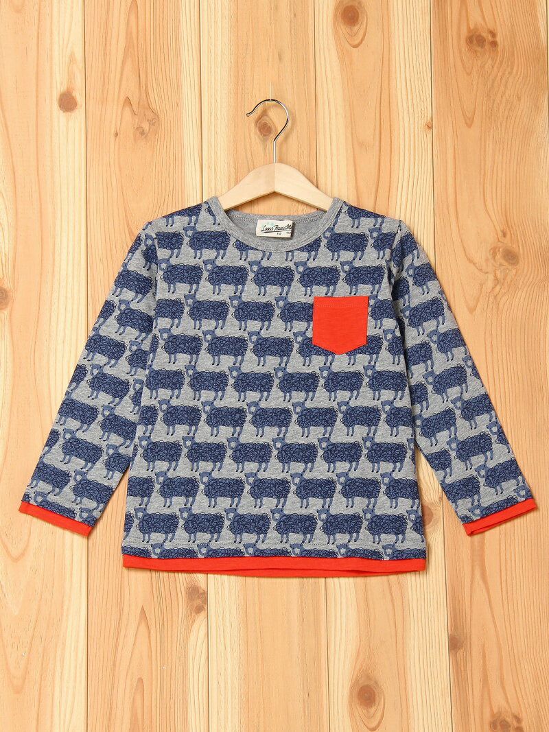 【SALE/50%OFF】Love&Peace&Money ヒツジ総柄長袖TEE センスオブワンダー カットソー【RBA_S】【RBA_E】