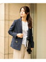 【SALE/30%OFF】a.v.v WOMEN ダブルブレストリネンジャケット アー・ヴェ・ヴェ コート/ジャケット【RBA_S】【RBA_E】【送料無料】